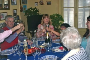 toasting champagne toasting champagne